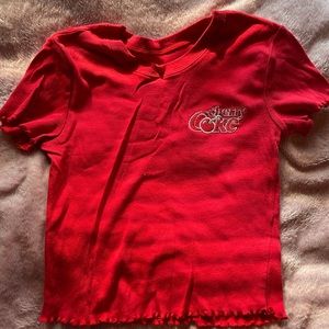 Coca Cola Cropped T Shirt